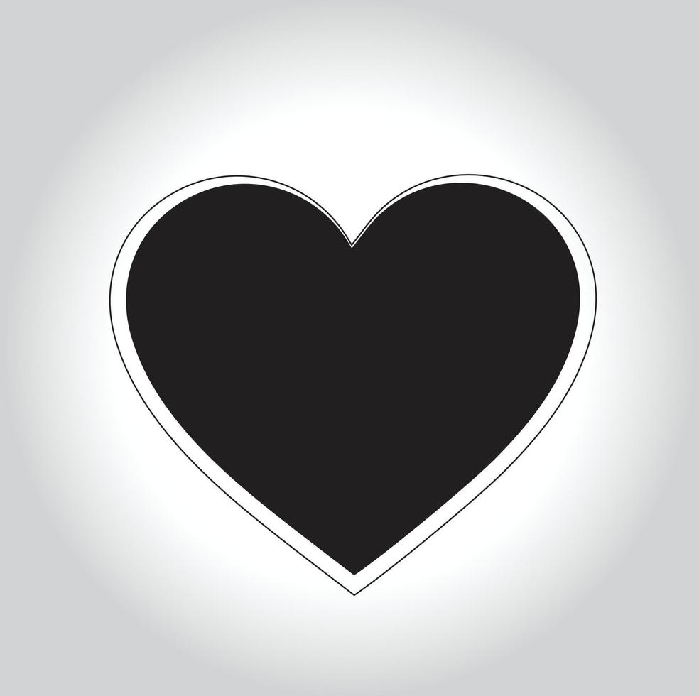 Collection of heart illustrations, love vector