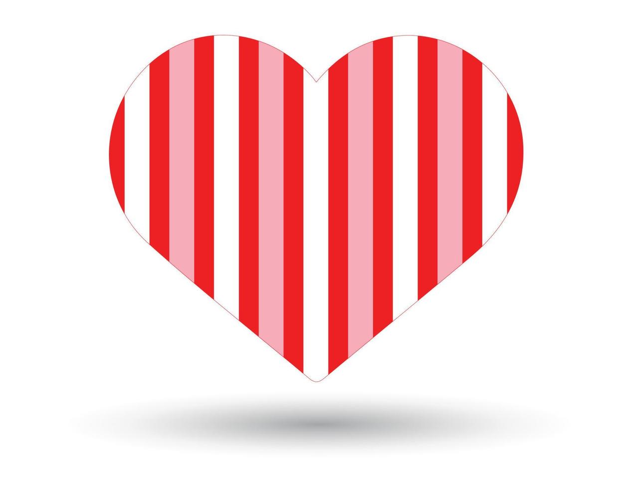 Collection of heart illustrations vector