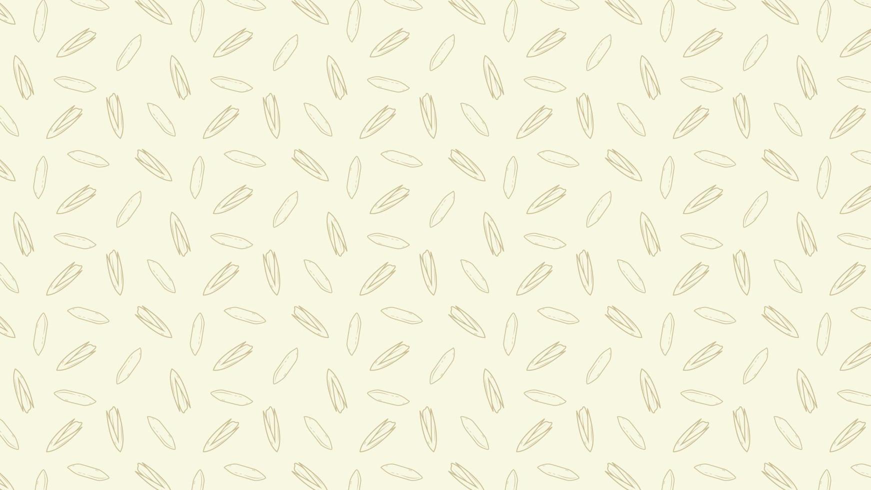 Rice pattern wallpaper. rice vector. free space for text. copy space. paddy pattern. vector