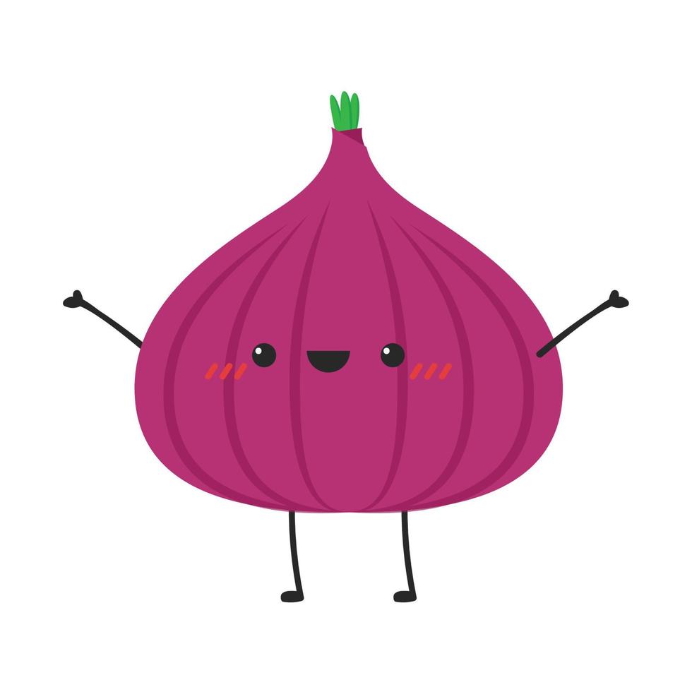 Onion vector. Onion character design. wallpaper. mascot. vector