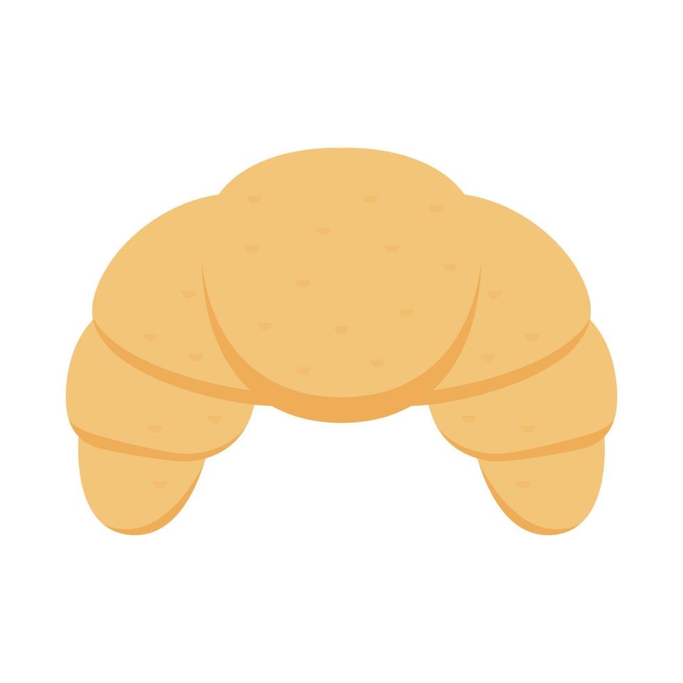 Croissant vector. Croissant on white background. vector