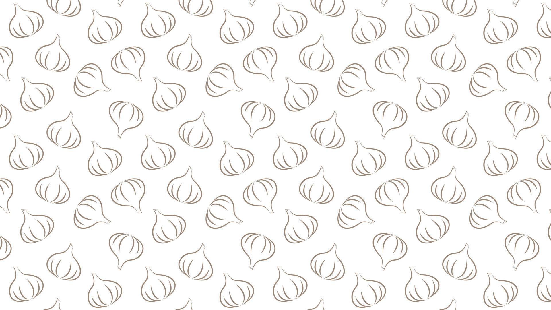 Onion vector. Onion pattern wallpaper. Onion doodle symbol. background