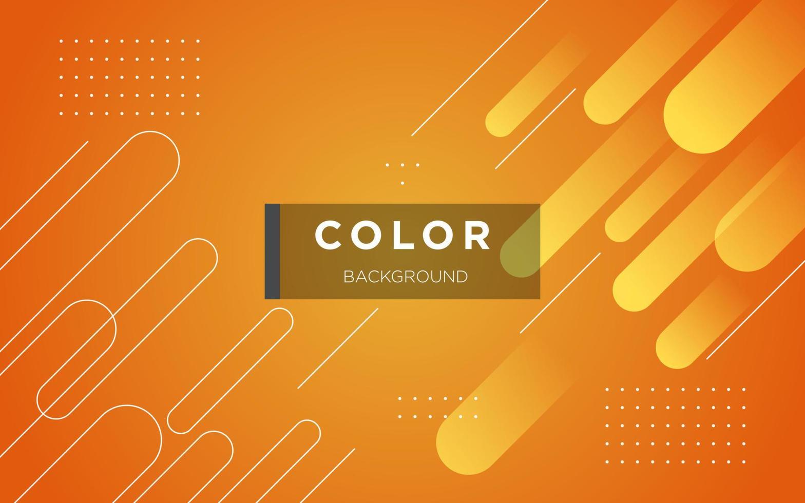 minimal orange yellow gradient abstract geometric fluid dynamic shape composition liquid rounded background. eps10 vector