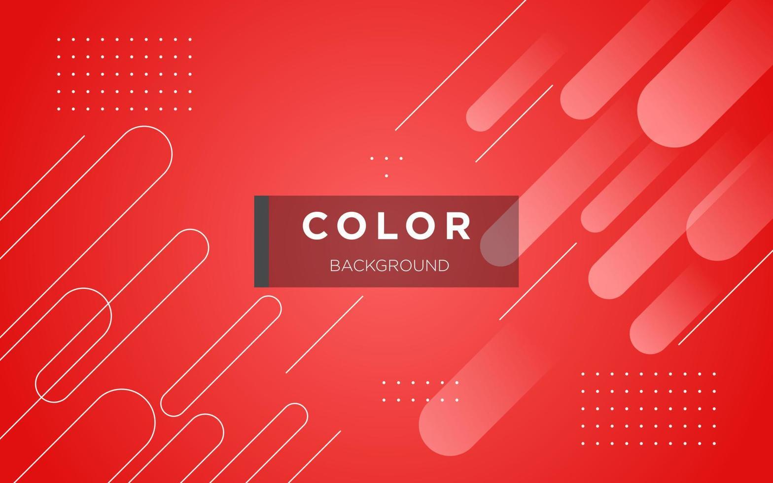 minimal red gradient abstract geometric fluid dynamic shape composition liquid rounded background. eps10 vector