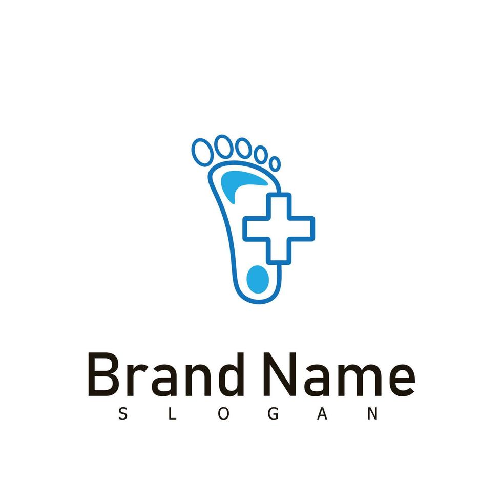 foot health logo design symbol 16807315 Vector Art at Vecteezy