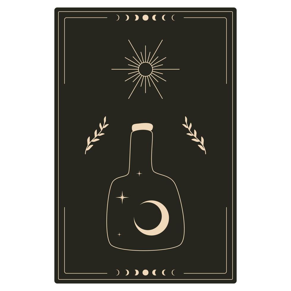 tarot card design vector