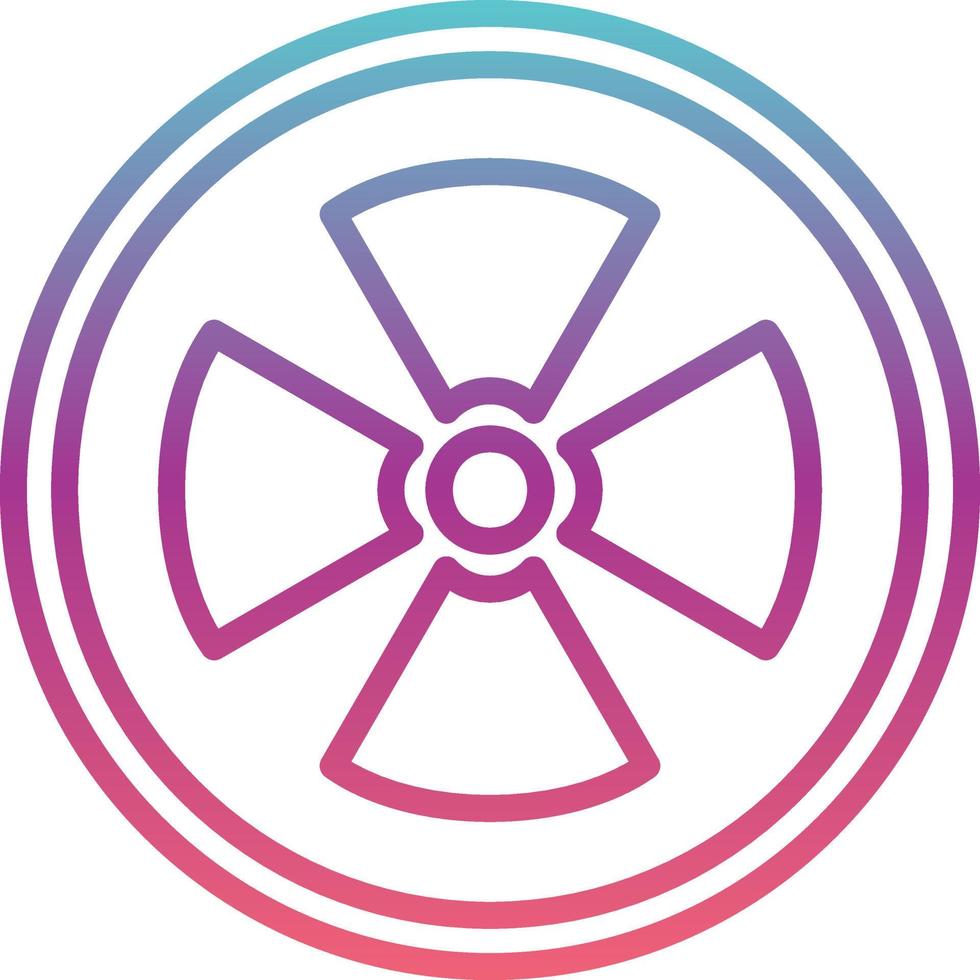 Radiation Vector Icon