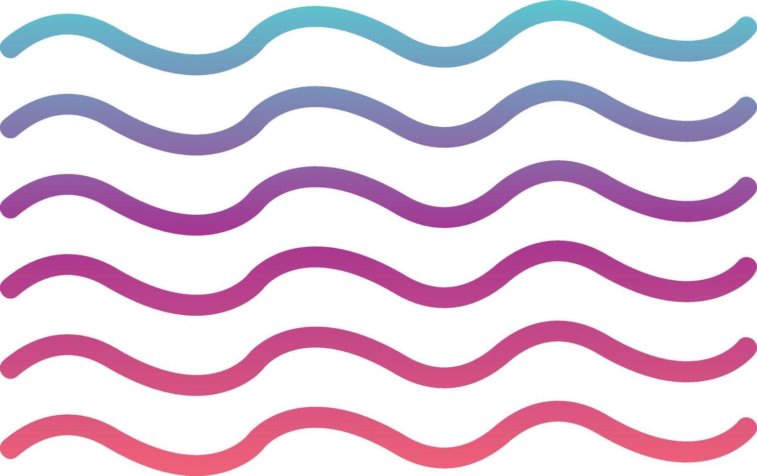 Waves Vector Icon
