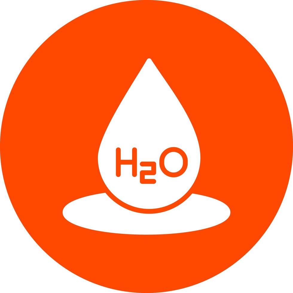 H2o Vector Icon