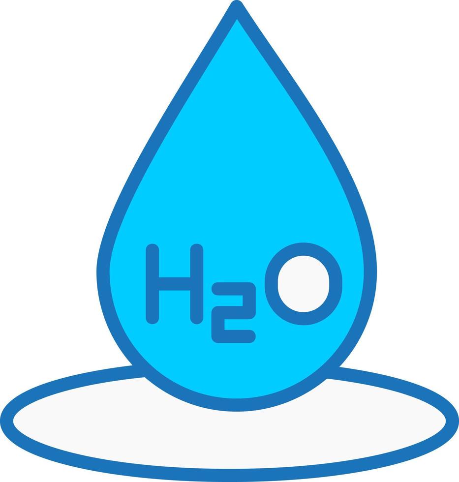 H2o Vector Icon