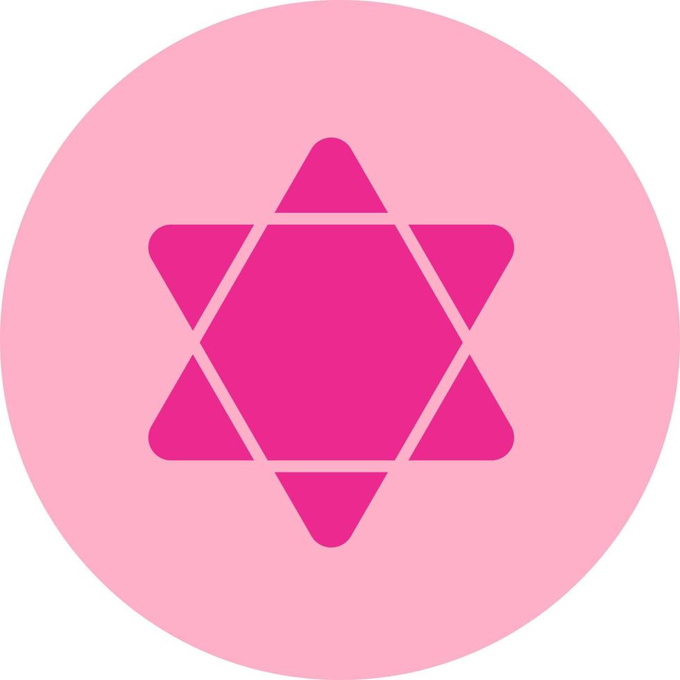 Hexagram Vector Icon