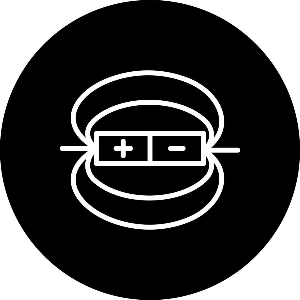 Magnetic Field Vector Icon
