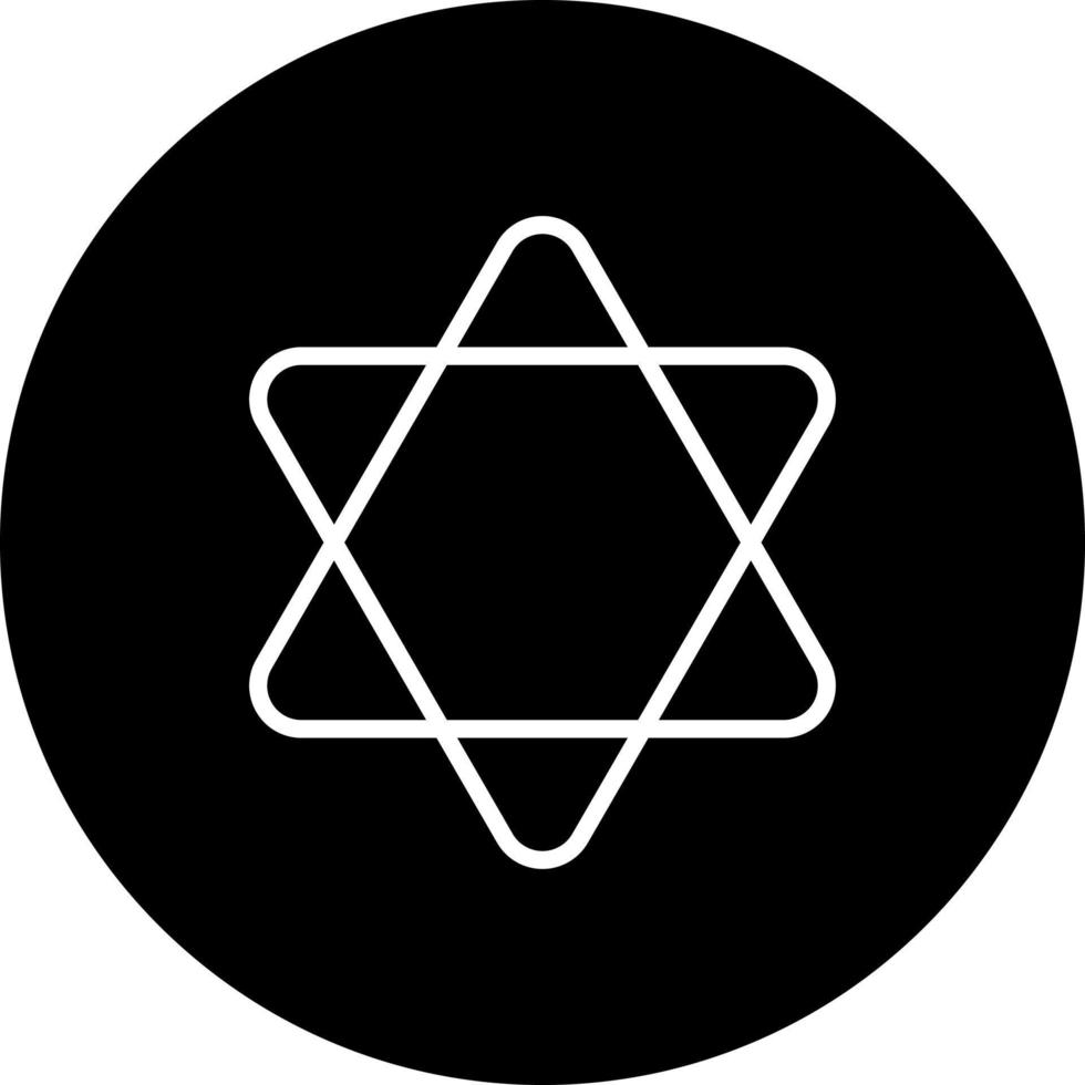 Hexagram Vector Icon