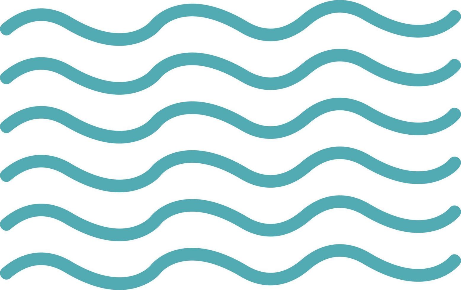 Waves Vector Icon