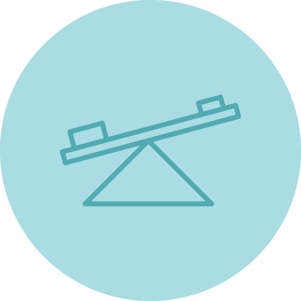 Seesaw Vector Icon