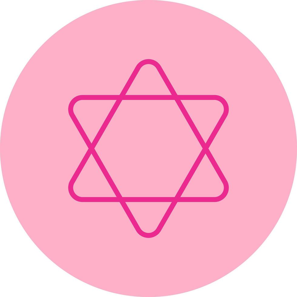 Hexagram Vector Icon