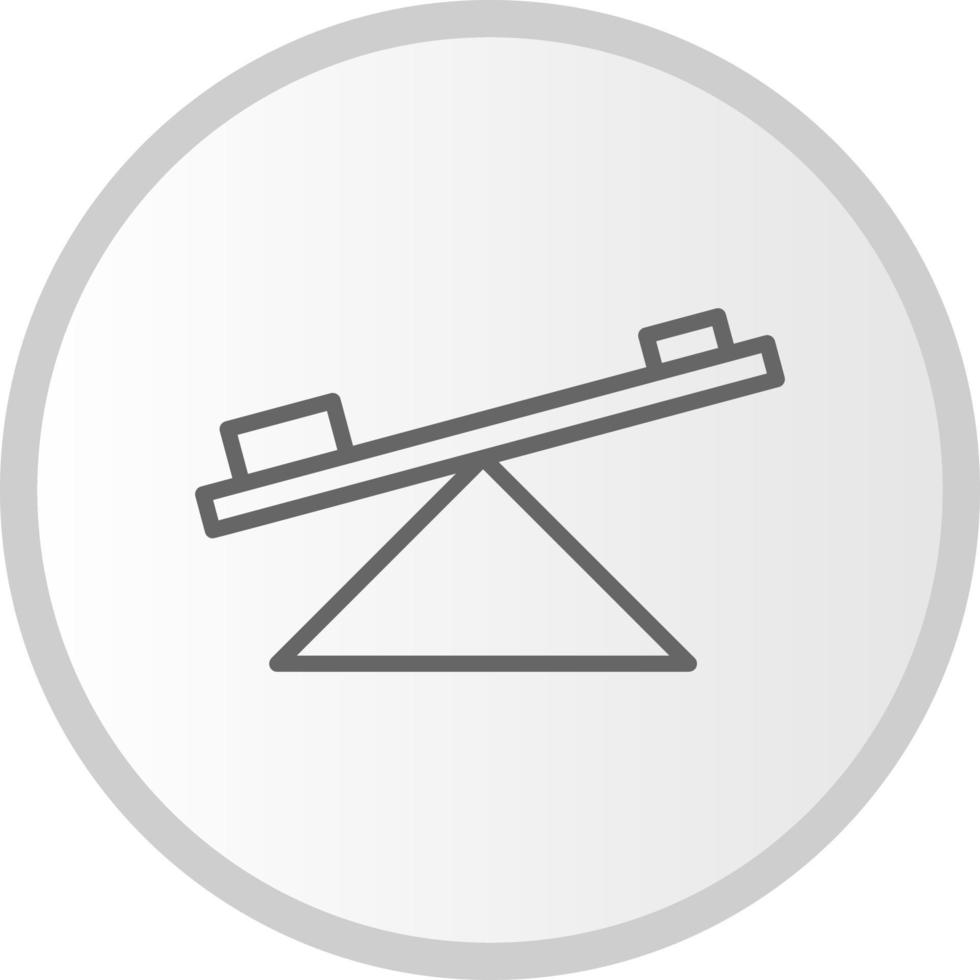 Seesaw Vector Icon
