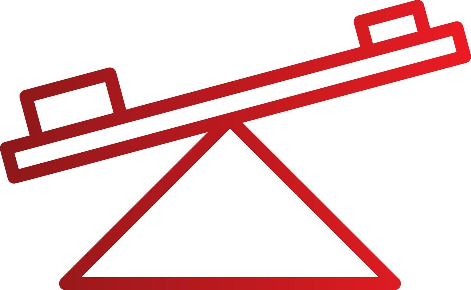 Seesaw Vector Icon