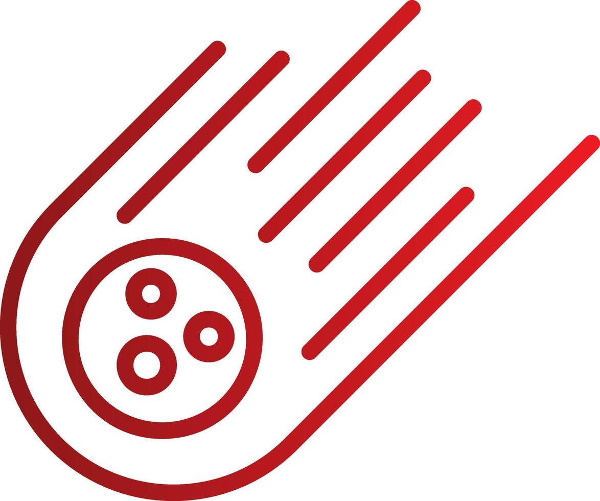 Meteor Vector Icon