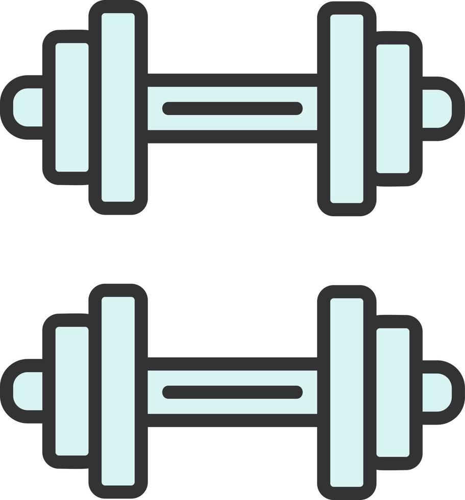 Dumbbell Vector Icon