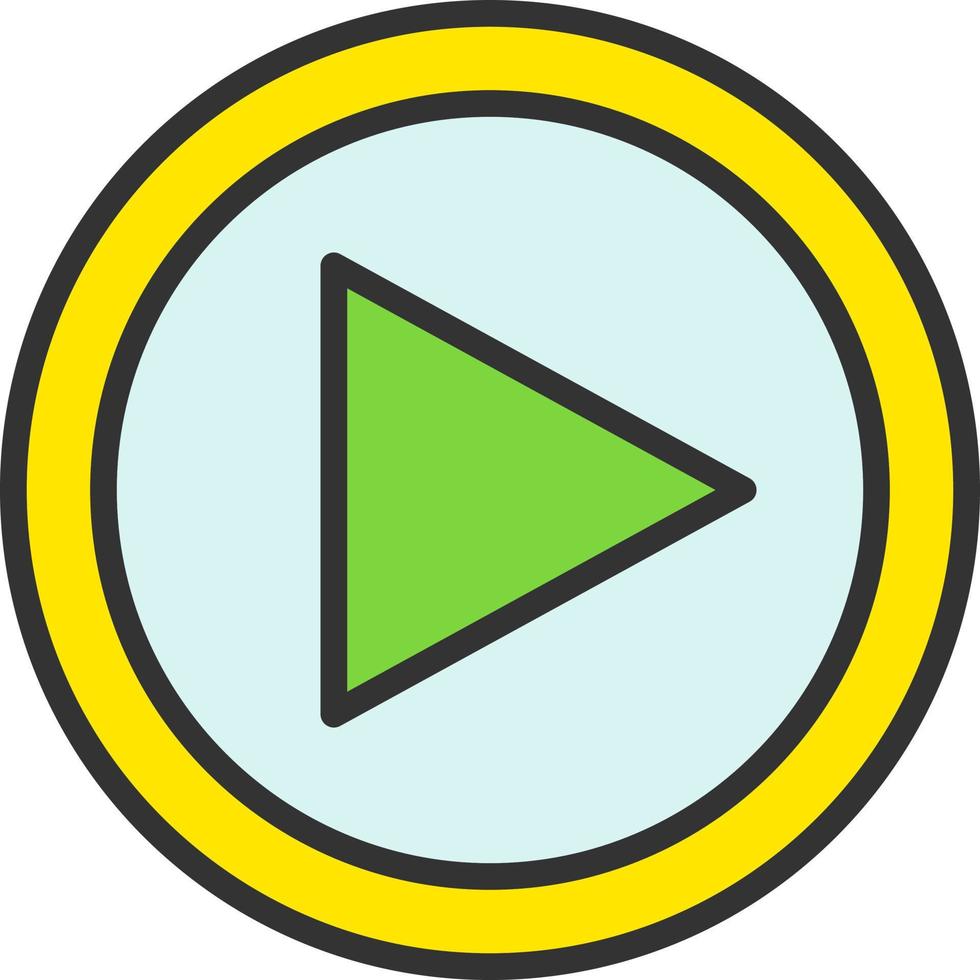 Play Button Vector Icon