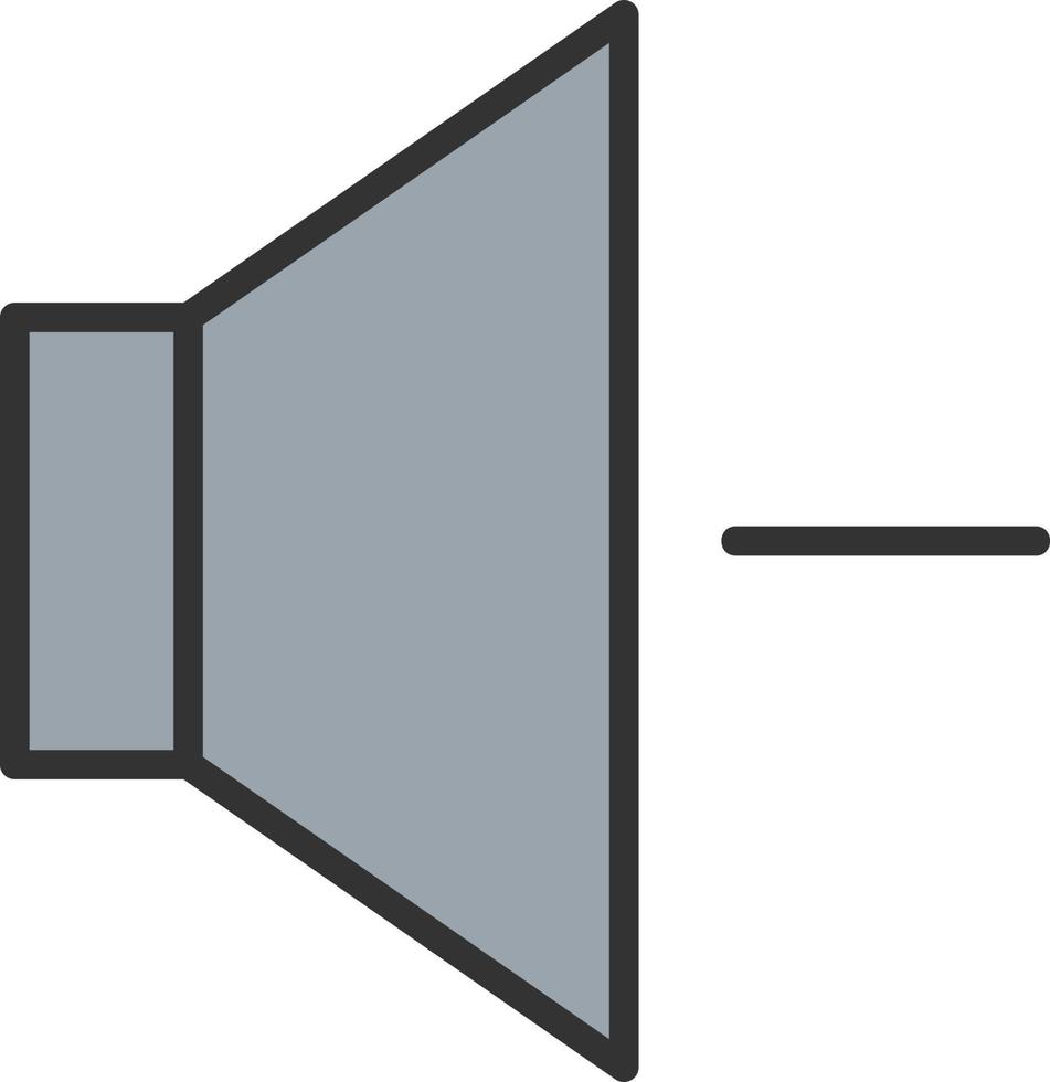 Volume Down Vector Icon