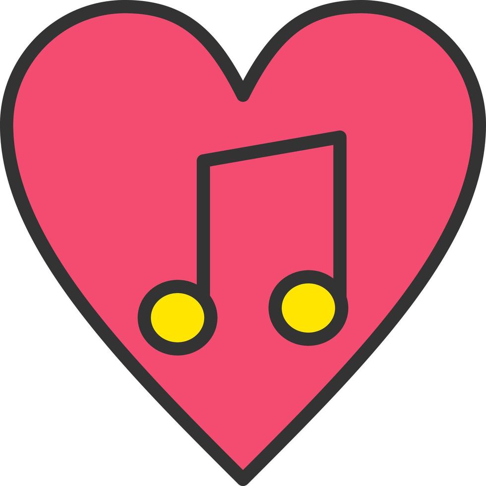 Favourite Music Vector Icon