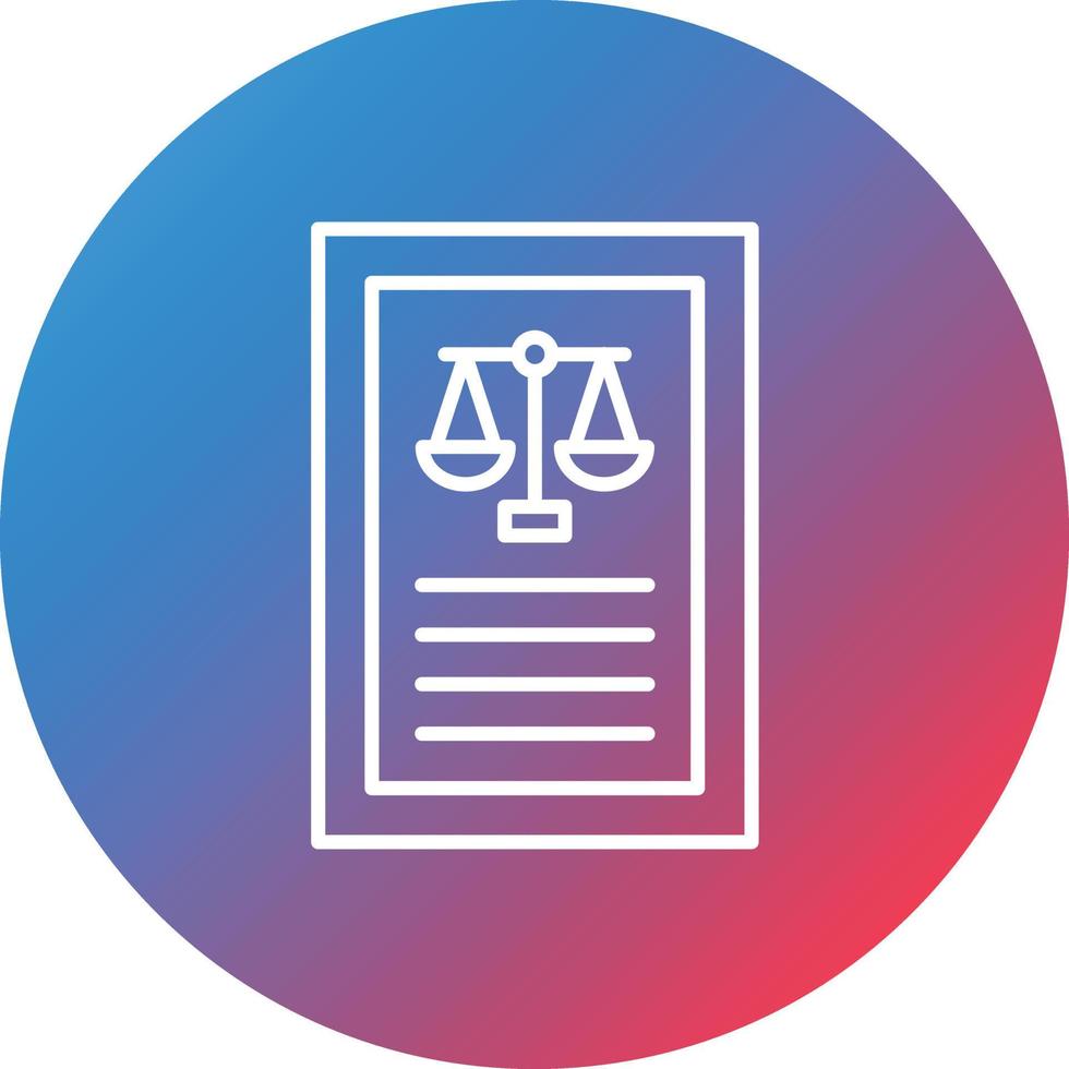 Report Line Gradient Circle Background Icon vector