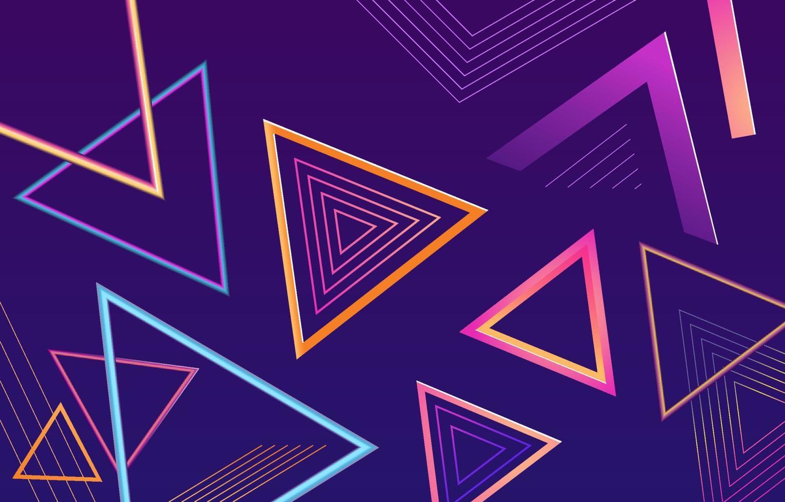 Purple Triangular Shape Background vector