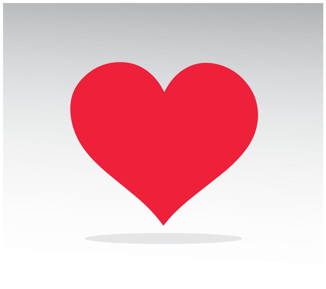 colección de ilustraciones de corazón, conjunto de iconos de símbolo de amor, símbolo de amor vector