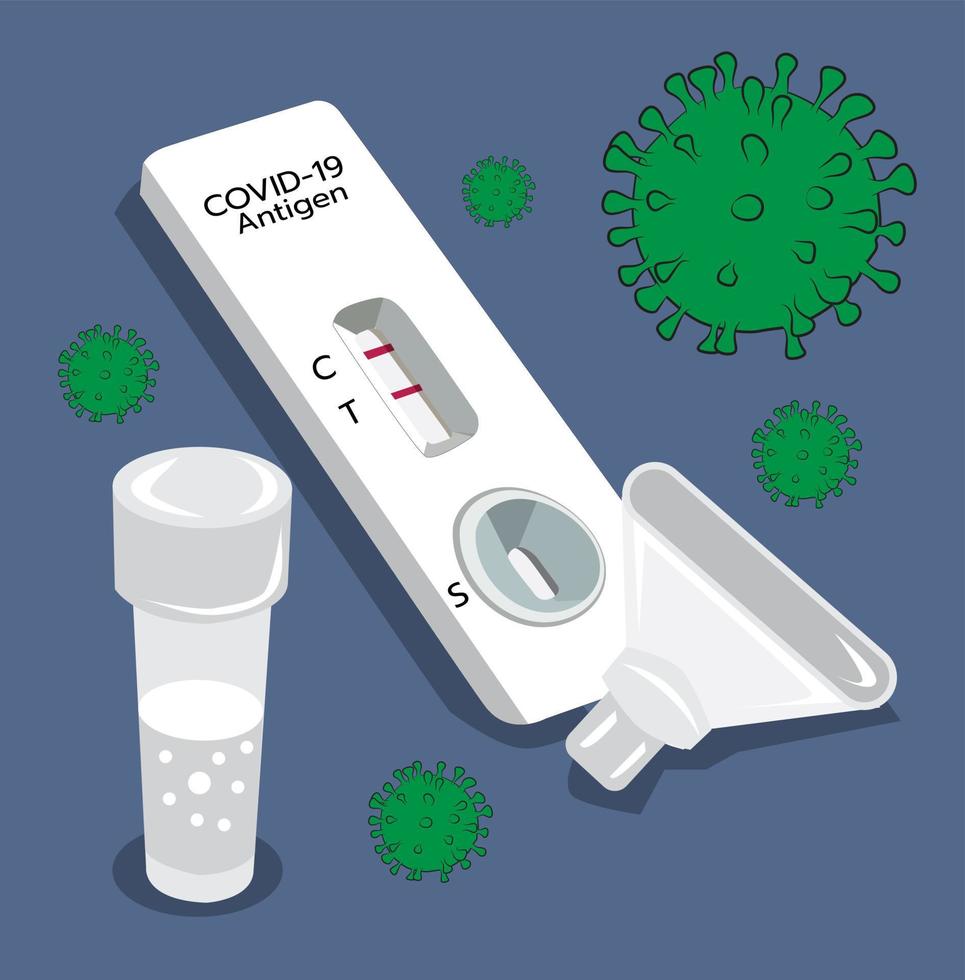 Vector illustration of COVID-19