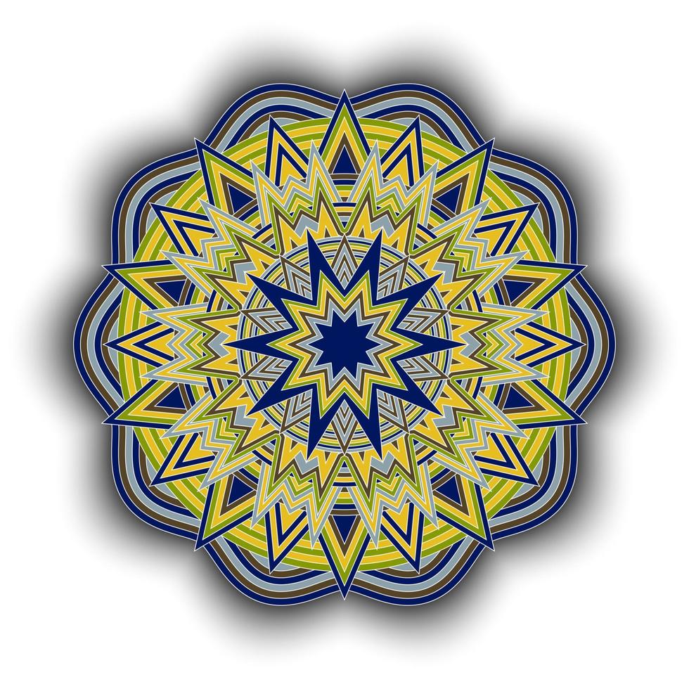 Mandala. Decorative Round Ornament Pattern. Vintage geometric elements. vector