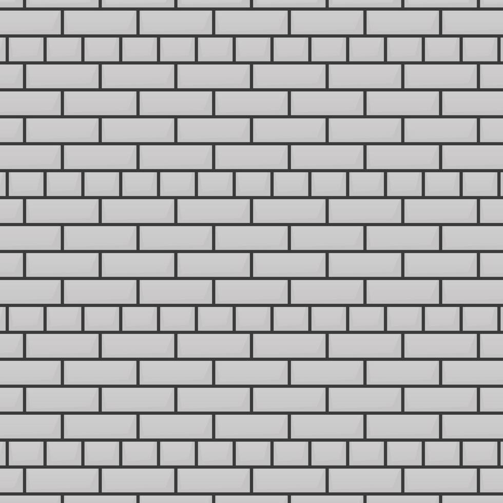 Grey brick wall background. Vector illustration
