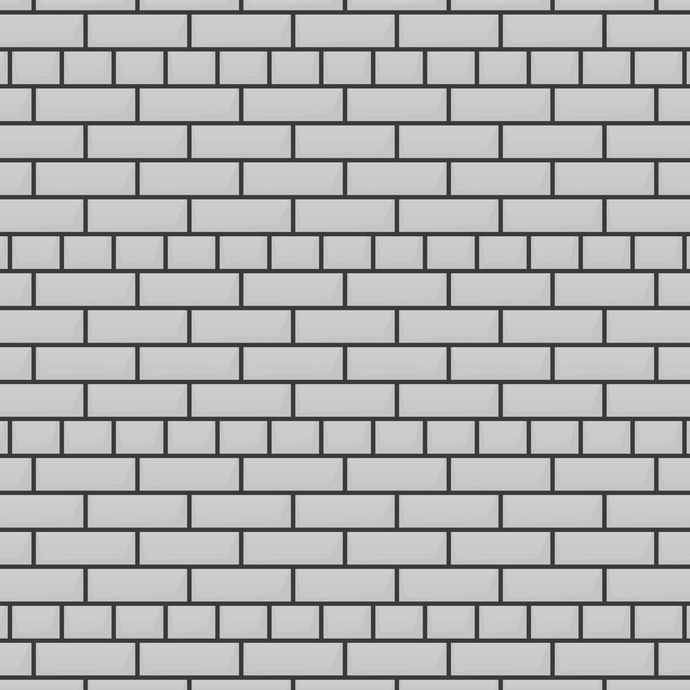 Grey brick wall background. Vector illustration