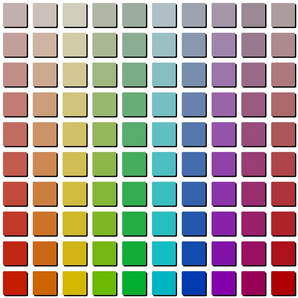 Abstract Seamless Mosaic Pattern on a White Background. vector