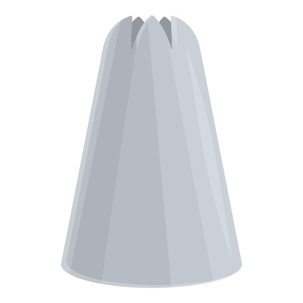 Icing nozzle topping icon cartoon vector. Cream food vector