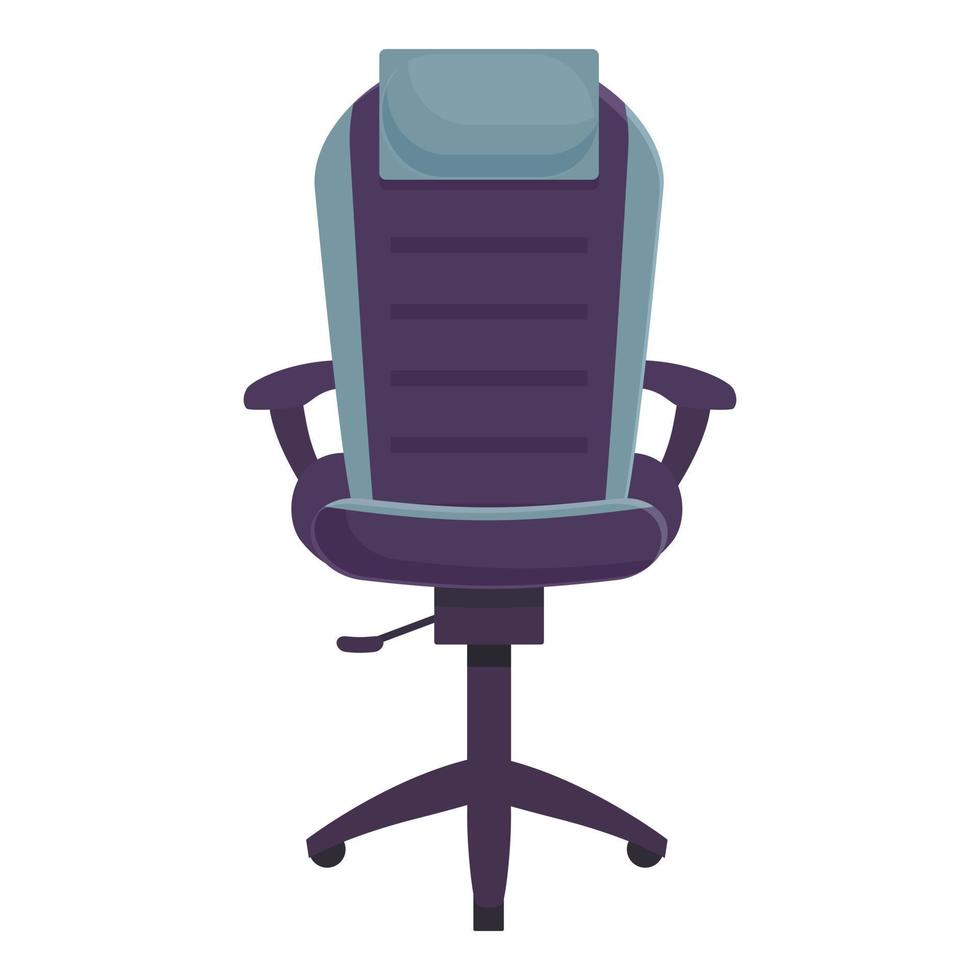 Game furniture icon cartoon vector. Gamer chair vector