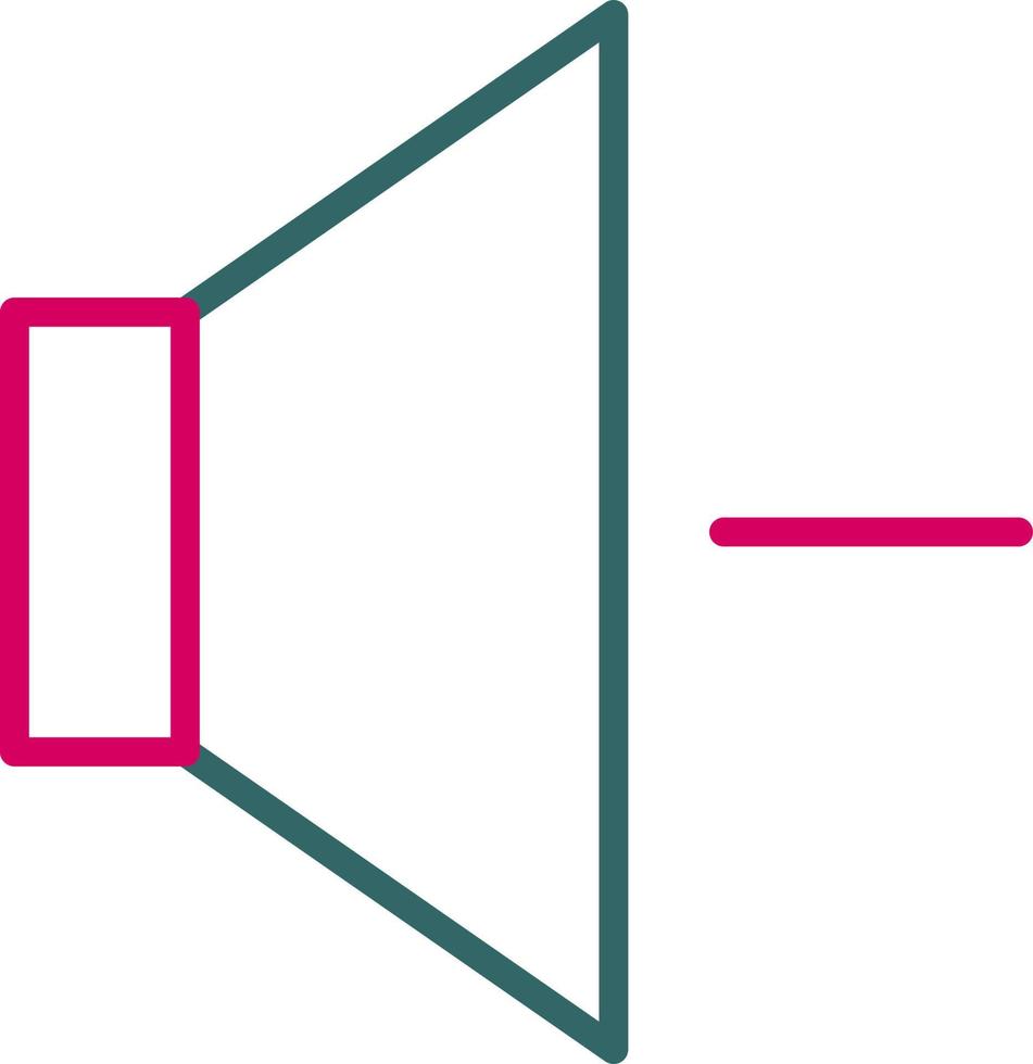 Volume Down Vector Icon