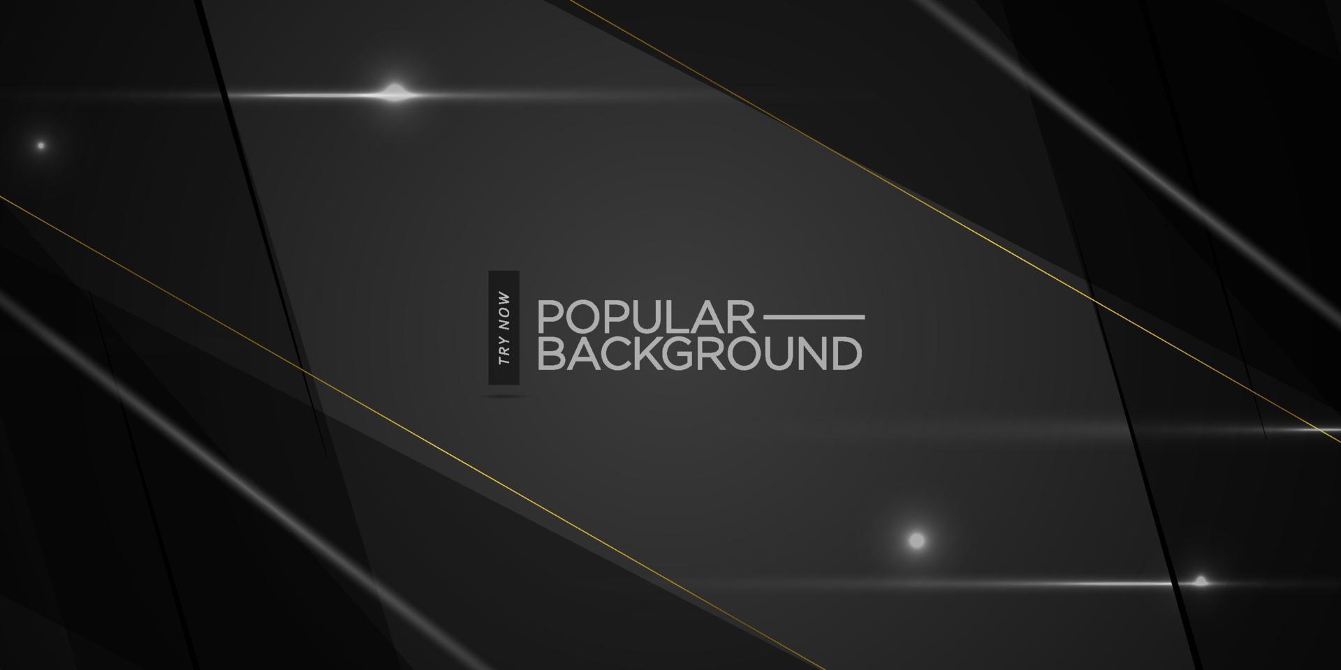 popular premium colorful overlap abstract background with gold lines,light and shine gradient dark gray color combination on background. Eps10 vector