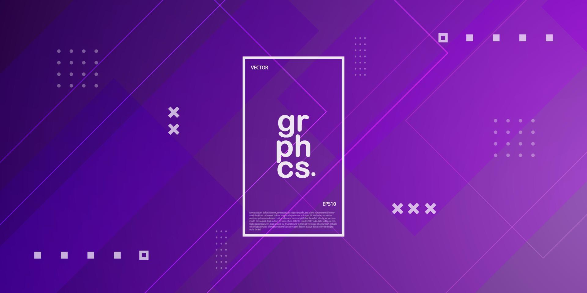 Popular abstract violet lavender purple with lines gradient background. simple pattern for display product ad website template wallpaper poster. Eps10 vector