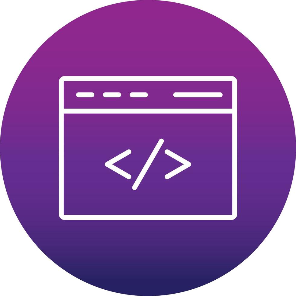 Coding Vector Icon