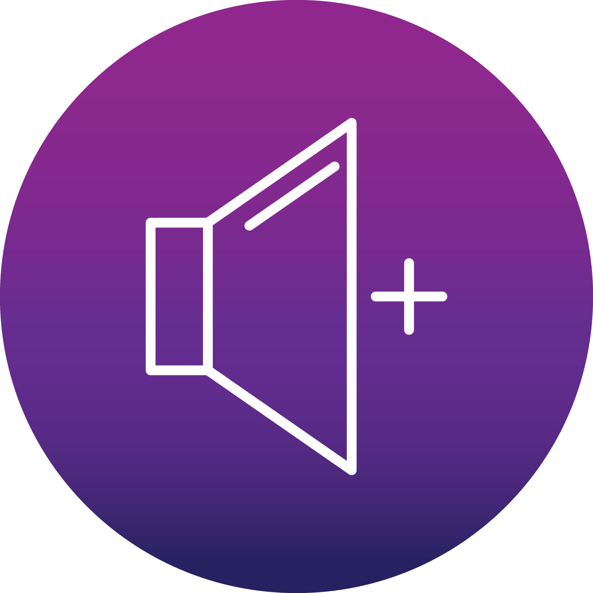 icono de vector de aumento de volumen 16811030 Vector en Vecteezy