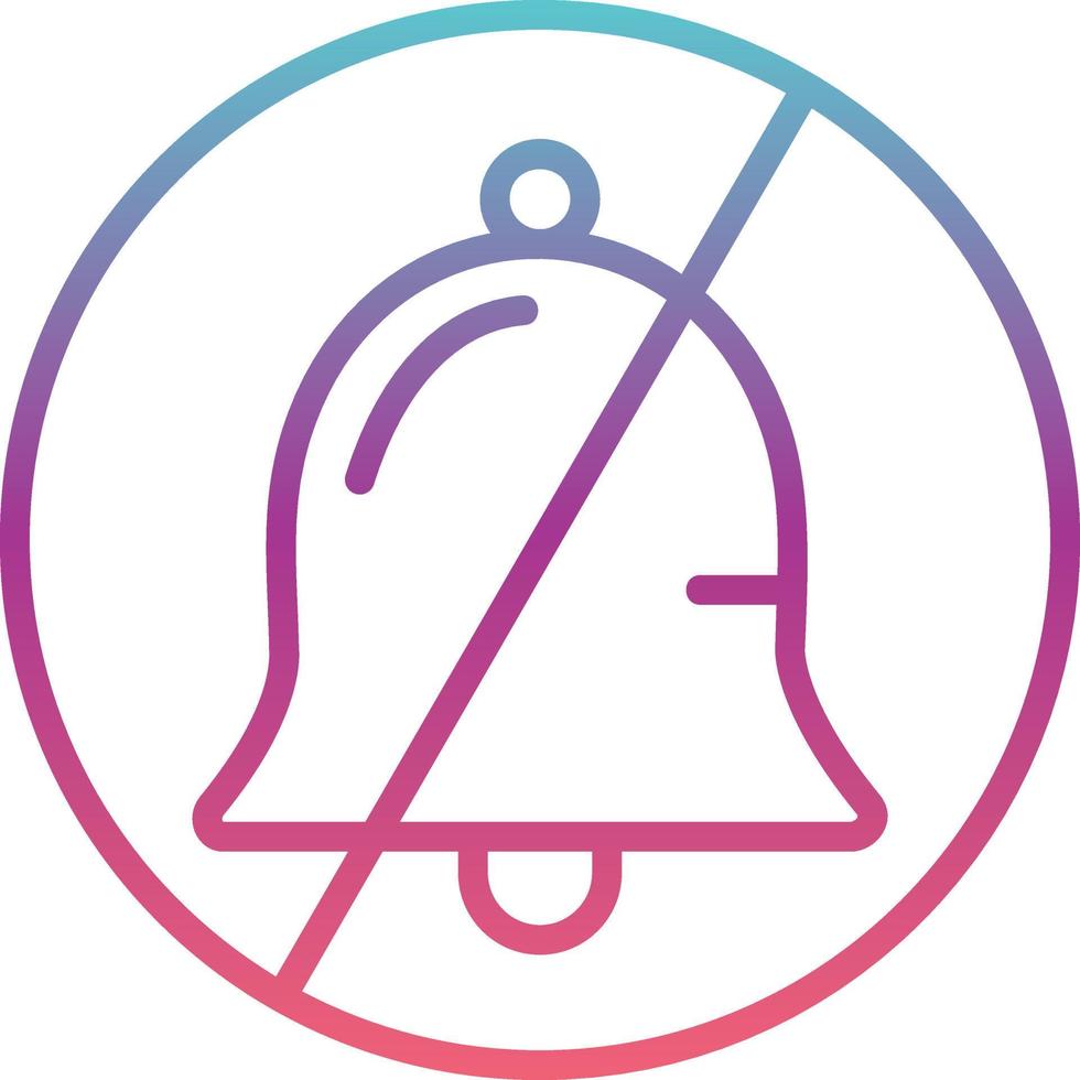No Alarm Vector Icon
