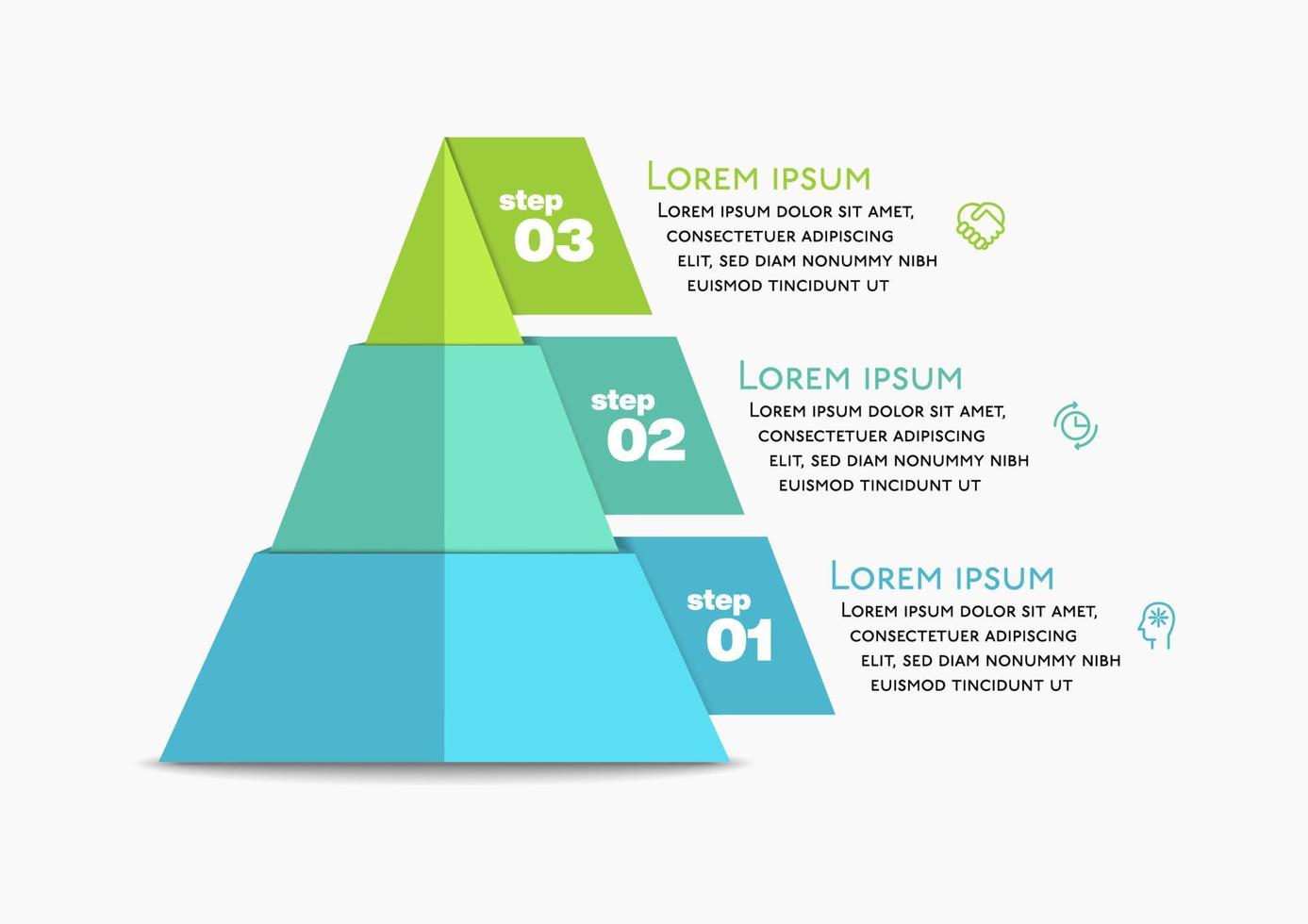 Presentation business infographic template vector