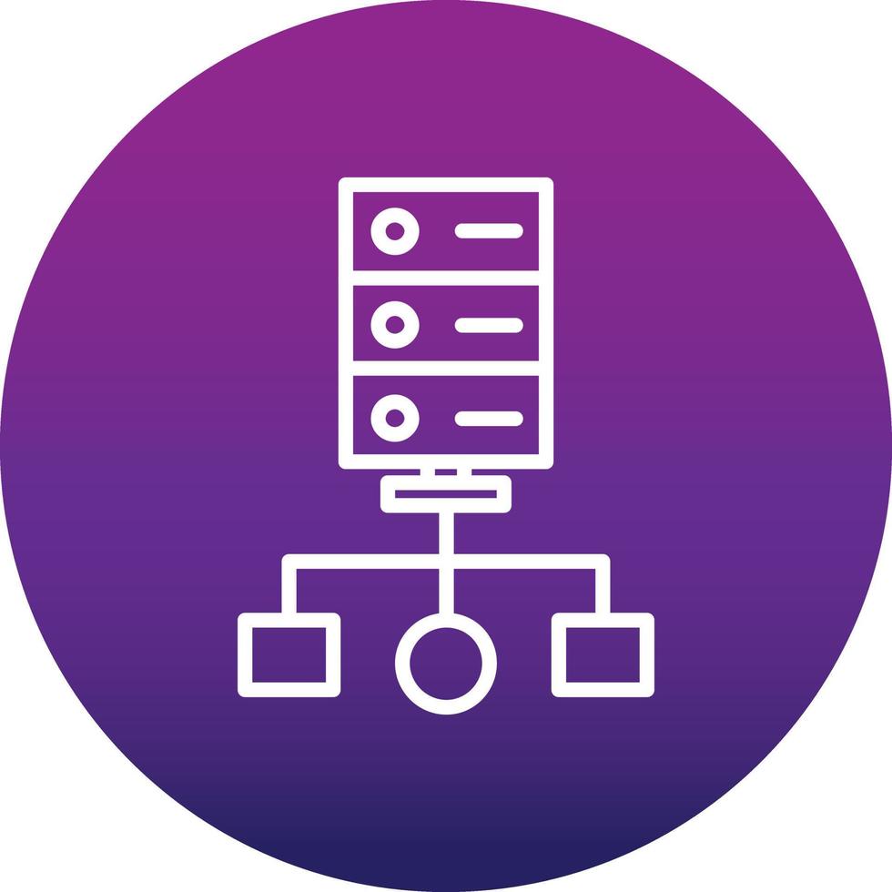 Cluster Computing Vector Icon