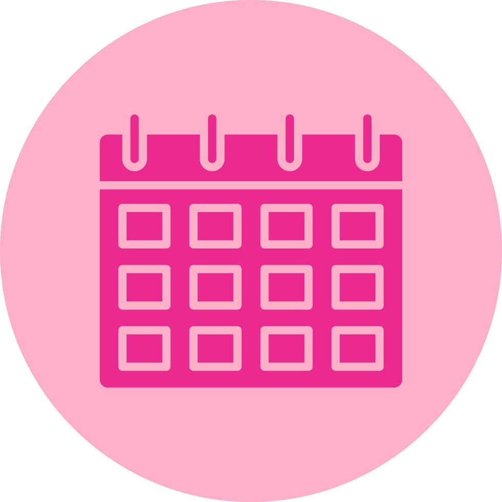 icono de vector de calendario