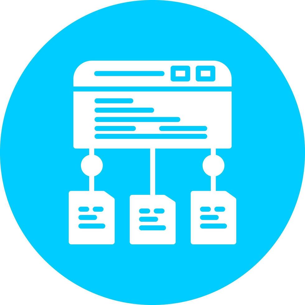 Data Flow Vector Icon