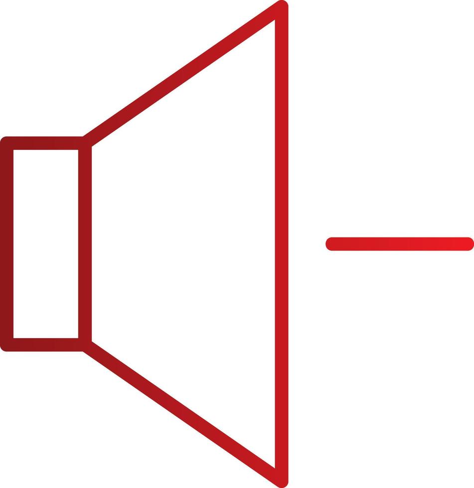 Volume Down Vector Icon