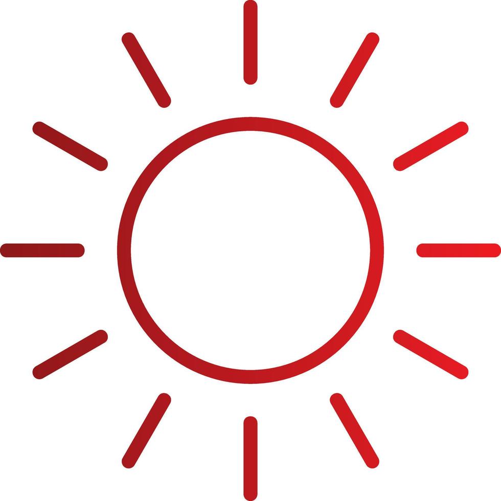 Sun Vector Icon