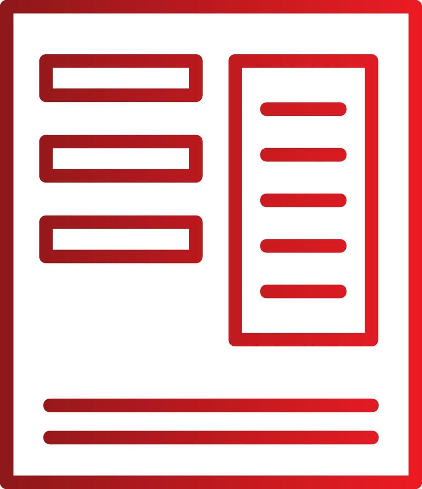 Layout Vector Icon